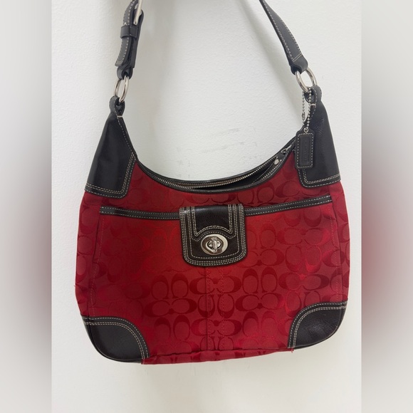 Vintage Coach Signature Hampton Hobo shoulder bag - Picture 10 of 13